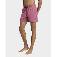 adidas Irridescent Seersucker Swim Shorts 5 Inch - Red - Mens