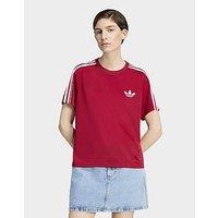 adidas Firebird Tee - Red - Womens