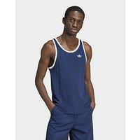 adidas DROP NEEDLE TANK TOP - Blue - Mens