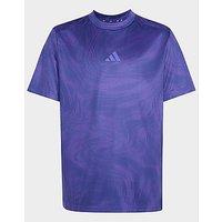 adidas Sport Icons All-over Graphic T-shirt - Purple - Kids