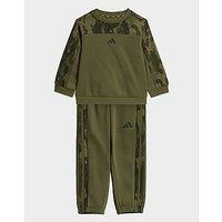 adidas Seasonal Essentials Camo Fleece Jogger Infants Set - Green - Kids