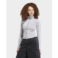 adidas X MIA MARQUEZ LONG SLEEVE ZIPPED T-SHIRT - Grey - Womens