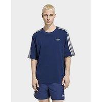 adidas Adicolor 3-stripes Oversized Tee - Blue - Mens