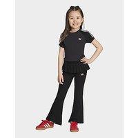 adidas SLIM KNITTED TEE LEGGINGS SET - Black - Kids