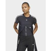 adidas x MIA MARQUEZ CORSET TEE - Black - Womens