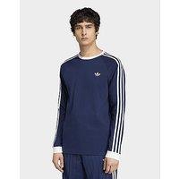 adidas 3-stripes Longsleeve Tee - Blue - Mens