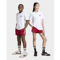 adidas Pinstripe Sprinter Shorts - Red - Kids
