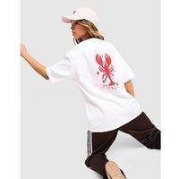 adidas Originals Stamp Lobster T-Shirt - White - Womens