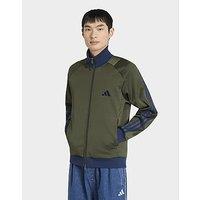 adidas STADIUM REGULAR FIT PIQUE TRACKTOP - Green - Mens