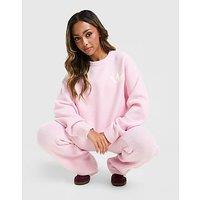 adidas Originals Trefoil Knit Crew Sweatshirt - Pink - Womens