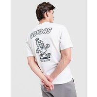 adidas Originals Water Graphic T-Shirt - White - Mens