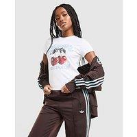 adidas Originals Cherry Slim T-Shirt - White - Womens