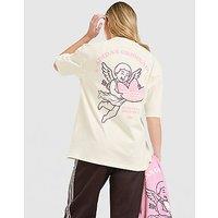 adidas Originals Cherub Boyfriend T-Shirt - Off White - Womens