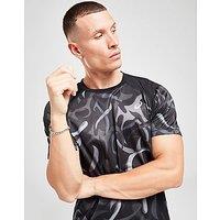 ASICS All Over Print Road T-Shirt - Black - Mens