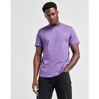 Fred Perry Crewneck T-Shirt - Purple - Mens