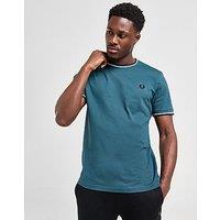 Fred Perry Twin Tipped Ringer T-Shirt - BLUE - Mens