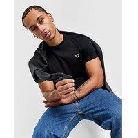 Fred Perry Crewneck T-Shirt - BLACK - Mens