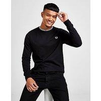 Fred Perry Twin Tipped Long Sleeve T-Shirt - Black - Mens