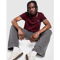 Fred Perry Twin Tipped Polo Shirt - Burgundy - Mens