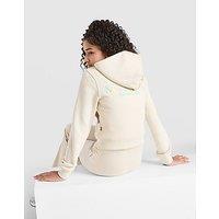 New Balance Girls' Tones Cropped Full Zip Hoodie Junior - Brown