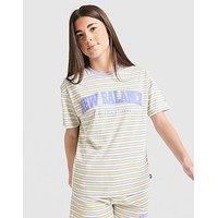 New Balance Girls' Stripe Boyfriend T-Shirt Junior - Yellow - Kids