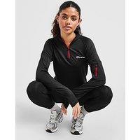 Berghaus Woven Pocket 1/4 Zip Top - Black - Womens
