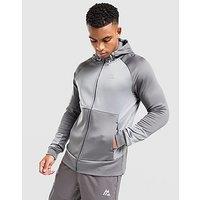 MONTIREX Flex Gridded Full Zip Hoodie - Grey - Mens