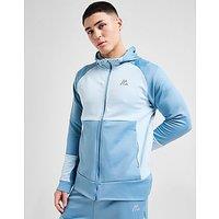 MONTIREX Flex Grid Full Zip Hoodie - Blue - Mens