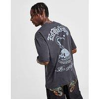 Ed Hardy Acid Wash T-Shirt - Black - Mens