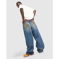 Ed Hardy 1971 Xtra Wide Fit Jeans - Blue - Mens