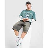 Ed Hardy Layered Long Sleeve Skull T-Shirt - Green - Mens