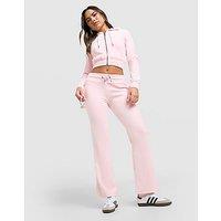 Ed Hardy Thorns Diamante Velour Joggers - Pink - Womens