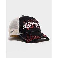 Ed Hardy 1971 Logo Trucker Cap - Black