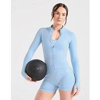 AYBL Empower Seamless Full Zip Top - Blue - Womens