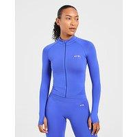 AYBL Empower Seamless Full Zip Top - Blue - Womens