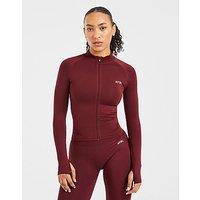 AYBL Empower Seamless Full Zip Top - Red - Womens