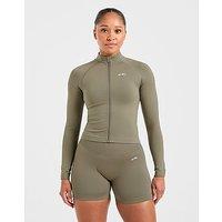 AYBL Adapt Seamless Full Zip Top - Green - Womens