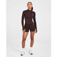 AYBL Empower Seamless Full Zip Top - Brown - Womens