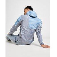 Trailberg Dimension Full Zip Windbreaker Hoodie - Grey - Mens