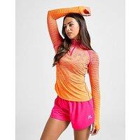 MONTIREX Trail Seamless 1/4 Zip Top - Orange - Womens