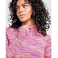 MONTIREX Trail 1/4 Zip Top - Pink - Womens