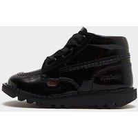 Kickers Kick Hi Patent Infant - Black
