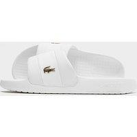 Lacoste Serve Pin Slides - White - Mens