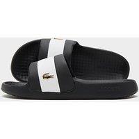 Lacoste Serve Pin Slides - Black - Mens
