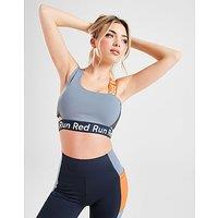 Red Run Activewear Muse Asymmetric Sports Bra - Blue - Womens
