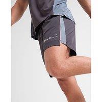 Red Run Activewear Sport Shorts - Grey - Mens