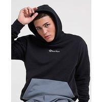 Red Run Activewear Overhead Hoodie - Black - Mens