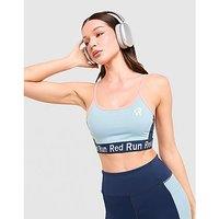 Red Run Activewear Azure Strappy Sports Bra - Blue - Womens