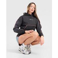 Red Run Activewear Outer Space Binding Hoodie - Dark Grey - Womens