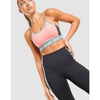 Red Run Activewear Outer Space Strappy Sports Bra - Pink - Womens